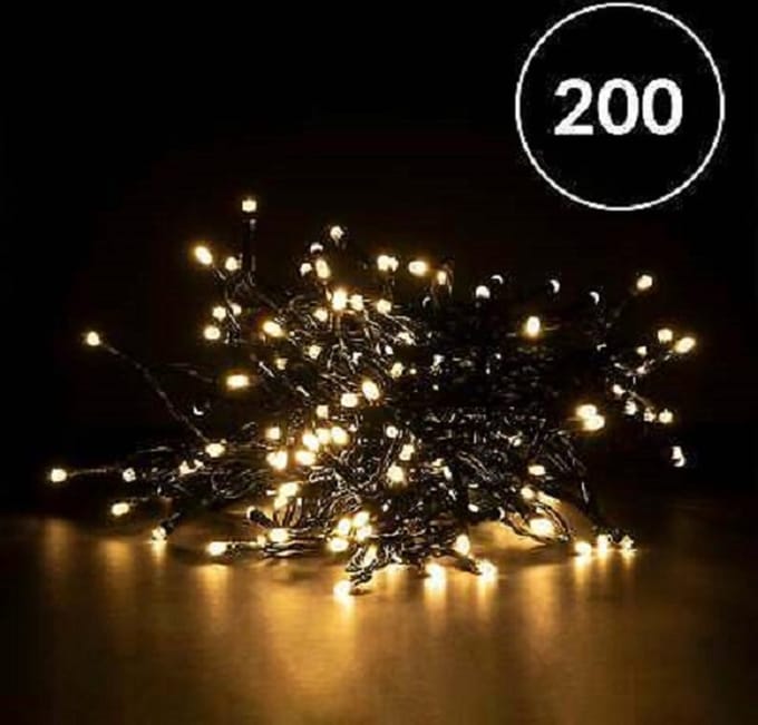 Argos Home 200 Warm Witte Multifunctionele Timer LED Verlichting