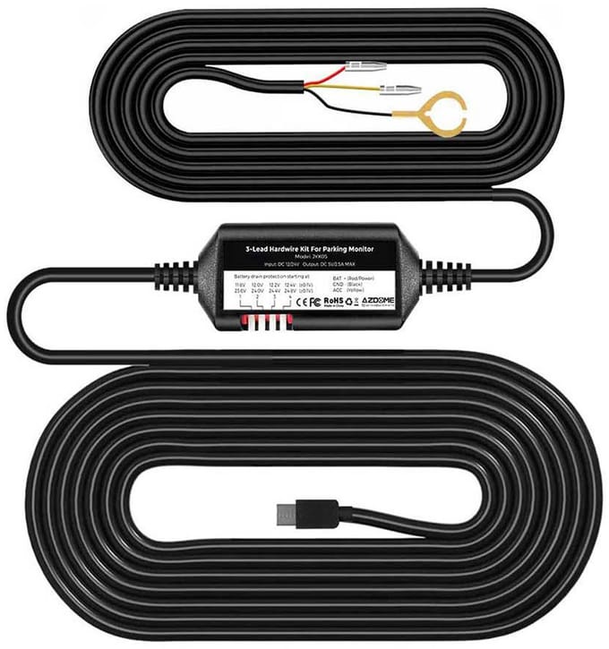 AZDome USB-C JYX05 permanente voeding 3-draads