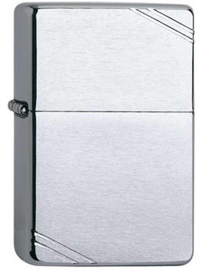 Elektrische Zippo arc vintage chroom brush finish - Oplaadbare Zippo