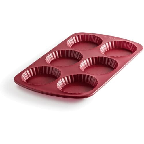 COOX Tartelettevorm 34 x 22 cm (Donkerrood)