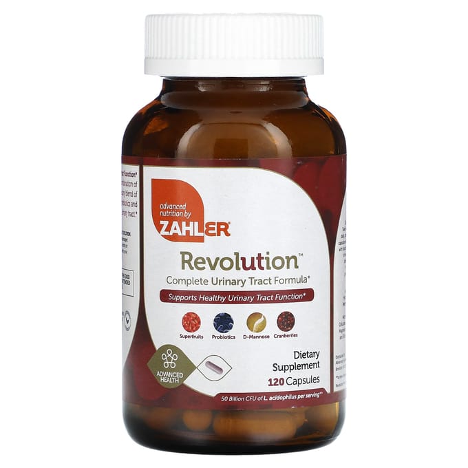 Zahler, Revolution, Formule Complète pour les Voies Urinaires, 120 Capsules Végétariennes