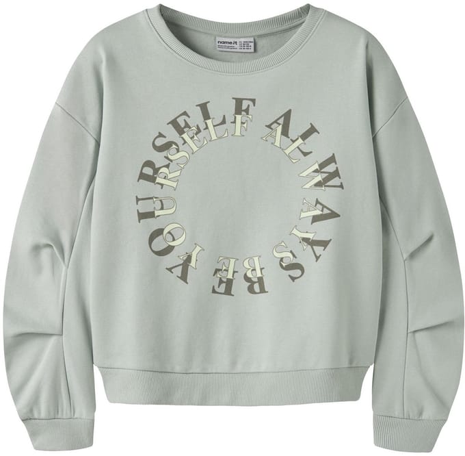 NAME IT - NKFPTAROUND LS SWEAT BRU - Meisjes - Sweaters