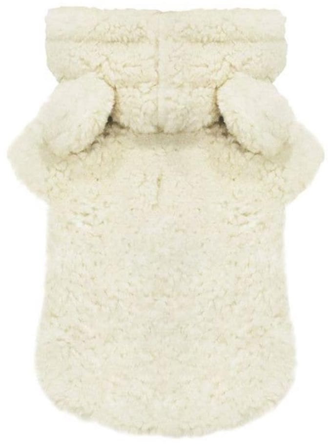 Croci - Sweatshirt voor honden - Teddy: Wit / 35 CM
