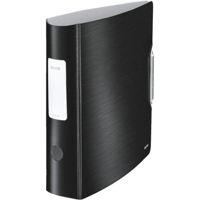 Leitz 180° Active Style Ordner voor 500 A4 Vel - Rugbreedte van 82mm - Satijn Zwart