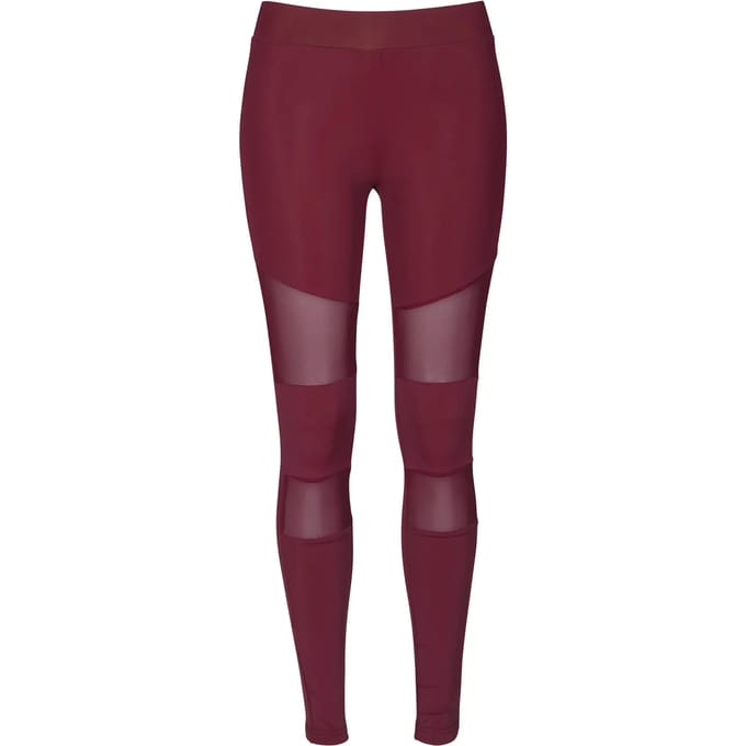 Urban Classics - Tech Mesh Sportlegging - XS - Rood
