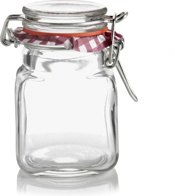 Kilner - Vierkante Weckpot - 70 ml - Klein