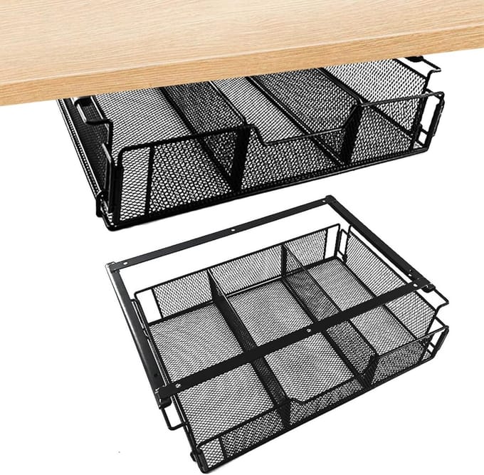Omgoods - Undermount Drawer - Onzichtbare Bureauhouder voor Organisatie