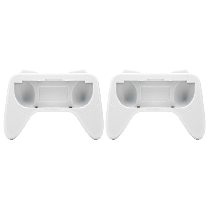 Handgreep Slijtvast Comfort Handvat Kit met 2 Beschermkussens voor Switch OLED ControllerWit wit