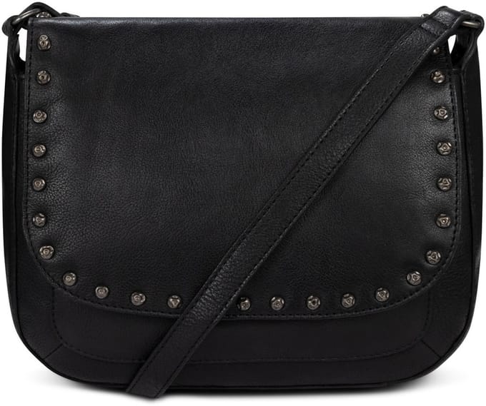 Bag2Bag Leren Schoudertas met flap Vardo Black