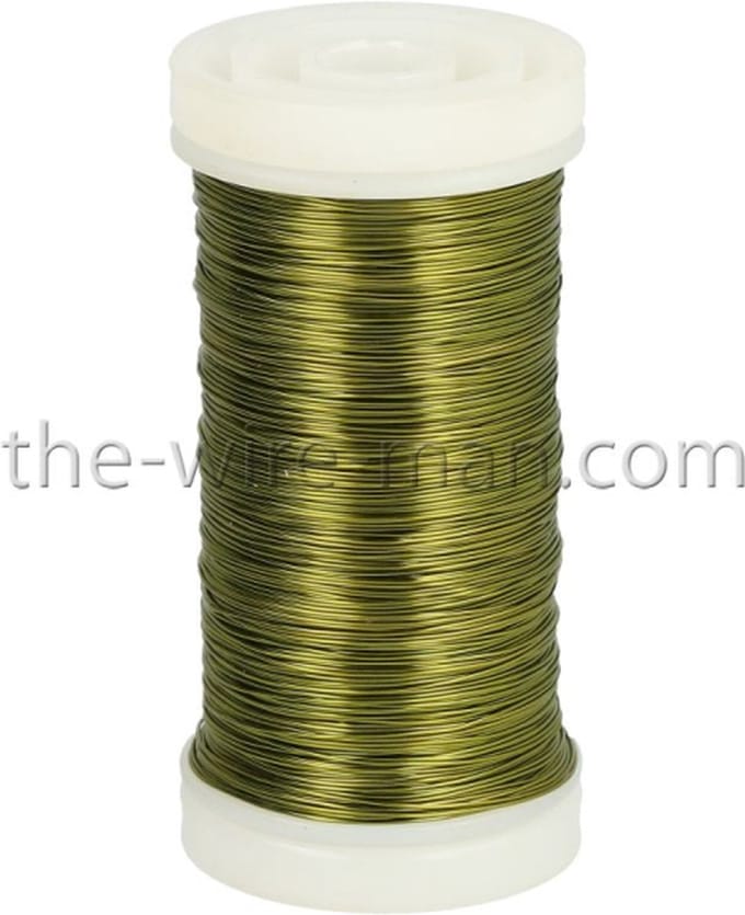 Bouillon Draad Olijf Groen | 0,30mm x 160m | 100gr.