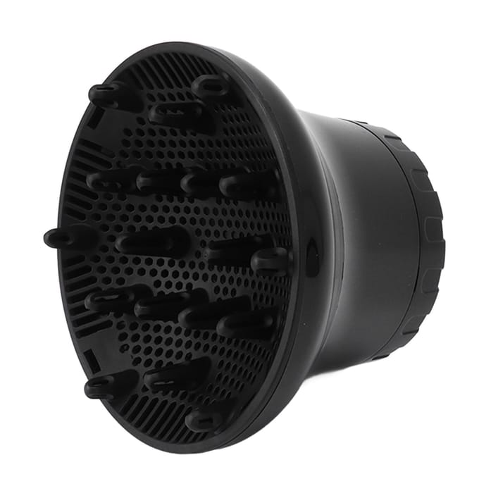 Haardroger Diffuser Universeel Verhoogde Snelle Warmteafvoer Kaliber Opzetstuk Föhn black