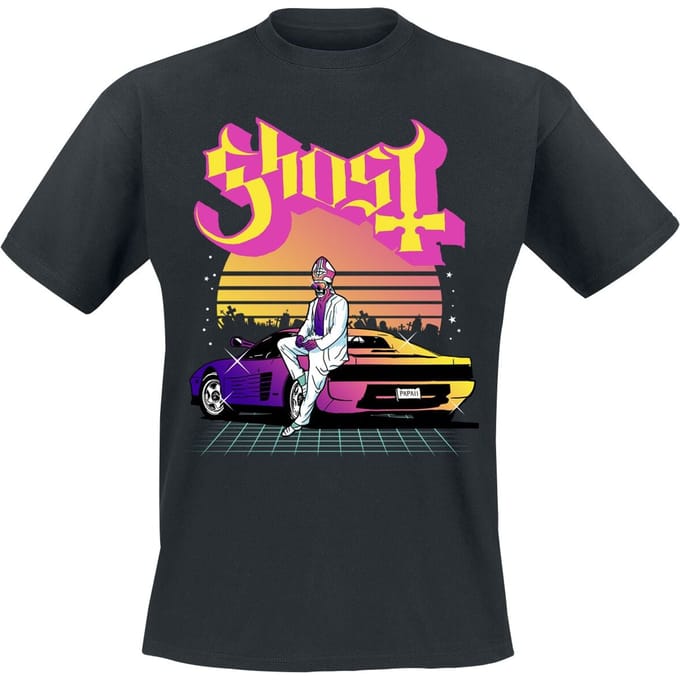 Ghost T-shirt - Papa 2 Vice - S tot 4XL - voor Mannen - zwart