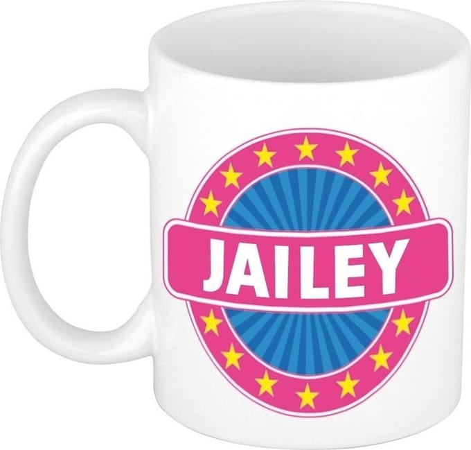 Jailey naam koffie mok / beker 300 ml  - namen mokken