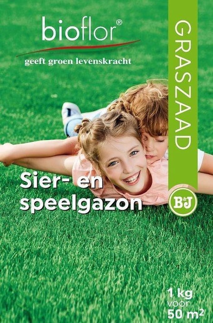 1 kilo graszaad voor 50 m2 Sier- en speelgazon