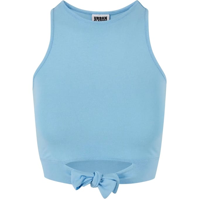 Urban Classics - Cropped Knot Crop top - XS - Blauw