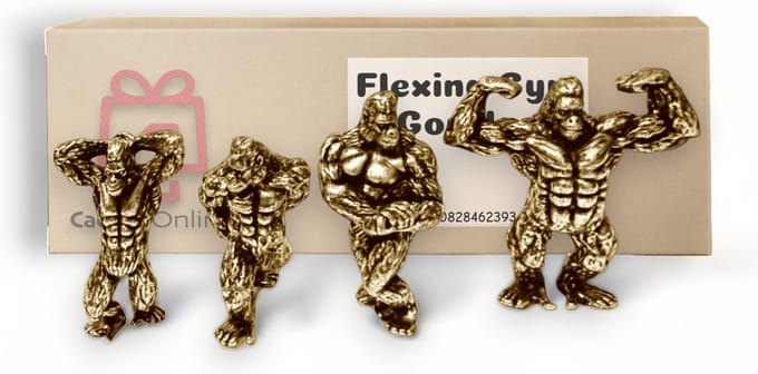 Flexing Gym Gorillas