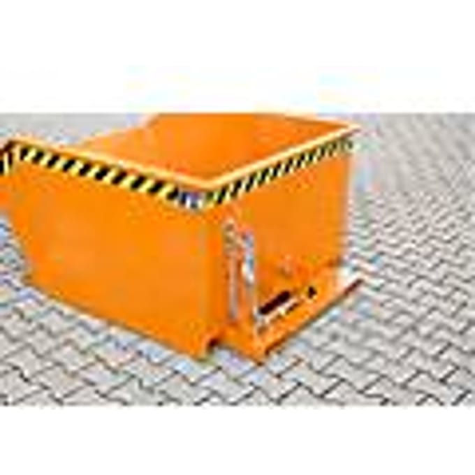 Kiepbak type GU, 300 liter, oranje