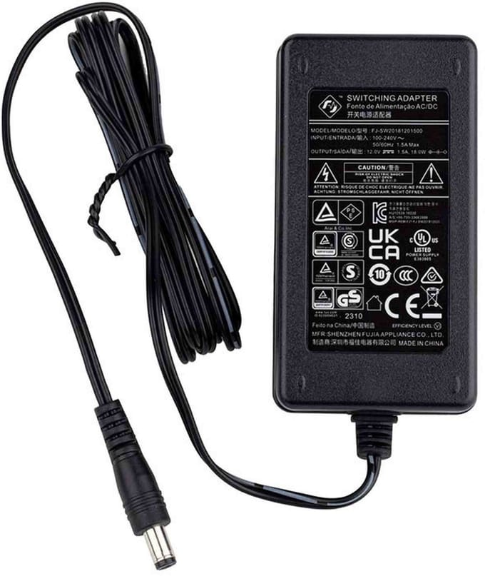 NUX NAD12/1500 voeding – 12V 1500mA, tip negatief