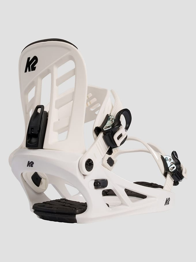 K2 You+h 2023 Kids Snowboard Bindingen wit