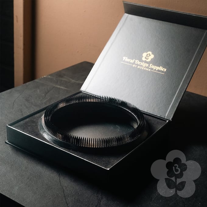 Kenzan Ring Zwart 200mm