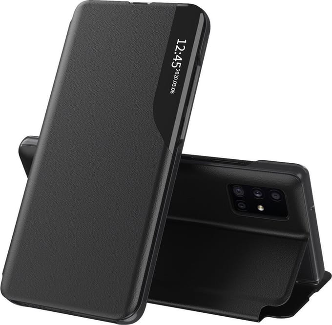 Techsuit eFold Book Case voor Samsung Galaxy A51 4G/5G - Zwart