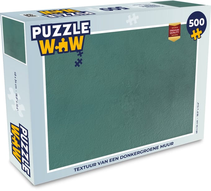 Puzzel Groen - Verf - Muur - Legpuzzel - Puzzel 500 stukjes