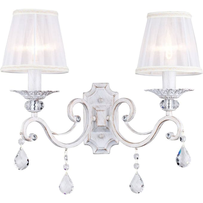 Maytoni Grace wandlamp, wit, 2-lamps
