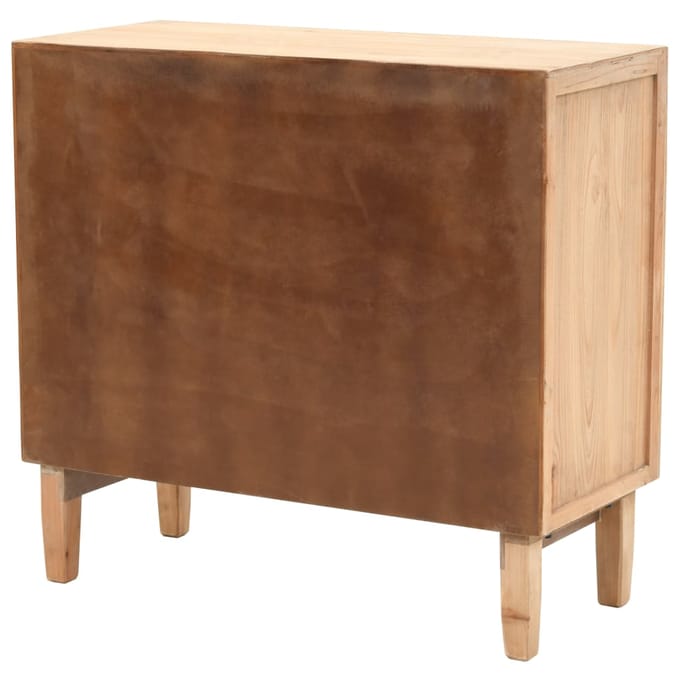 vidaXL - Ladekast - 80x36x75 - cm - massief - vurenhout