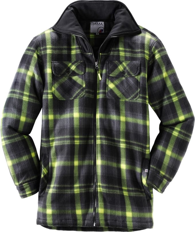 Terrax Thermohemd 10641 - 1048 Zwart/Lime - S