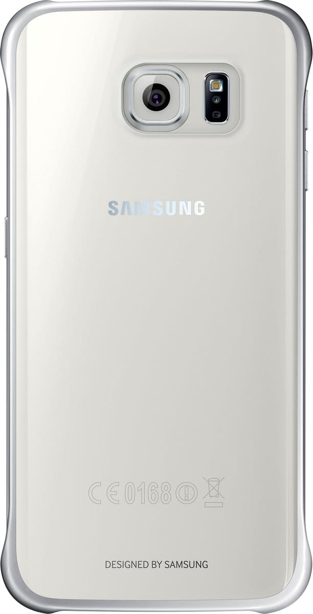Samsung Clear Cover voor Samsung Galaxy S6 edge - Zilver
