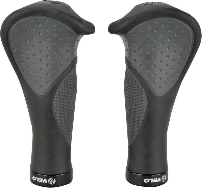 Fiets handvatten - Ergonomische grips - Comfortabel fietsen - 3-componenten ontwerp - One size - Zwart
