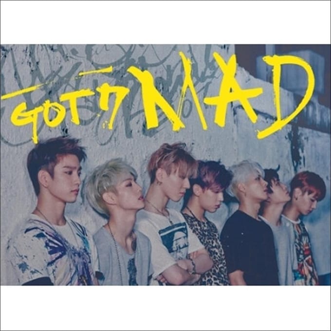 Got7 Mini Album [Mad] Version horizontale 1EA gray