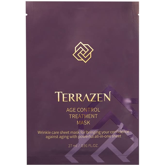 Ensemble, Terrazen, Contrôle de l'âge, Raffermissant, Masque en tissu, Visage, 10 pièces, 27 ml
