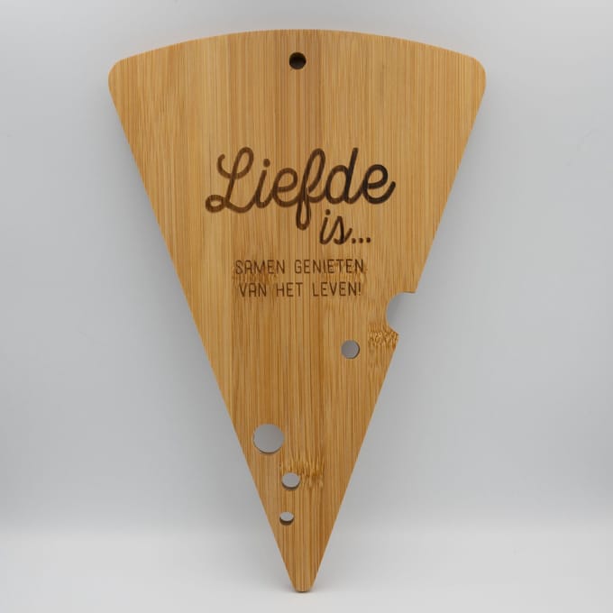 Kaasplank - Liefde is... samen genieten van het leven