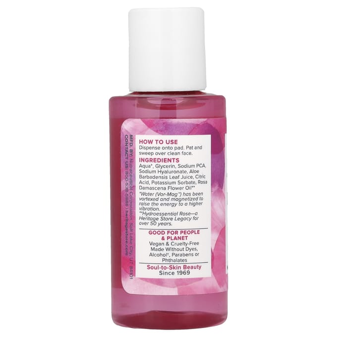 Rozenwater Toner, Hydraterende Essentie, 59ml(2 fl oz) pink