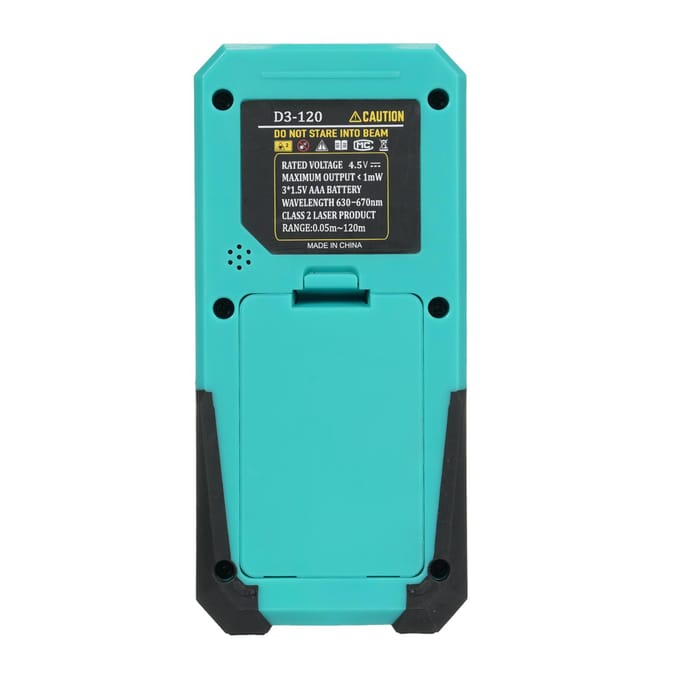 Télémètre laser professionnel 120 m 393 pi Télémètre à ruban laser avec mesure continue unique D3-70