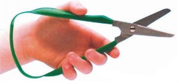 Lusschaar ronde uiteinden 45mm LINKS