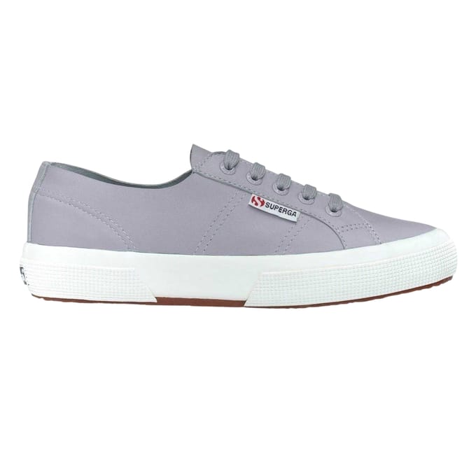 Superga Dames platte schoenen van nappaleer, maat 2750 (Blauw)