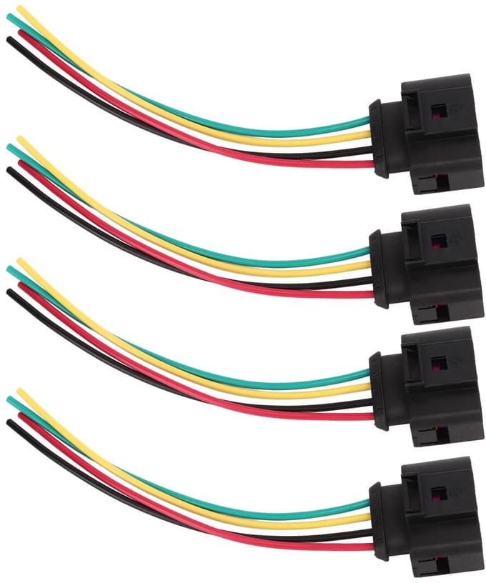 Allecto - Bobine Connector Plug - 4 Stuks - Hoogwaardige Reparatie