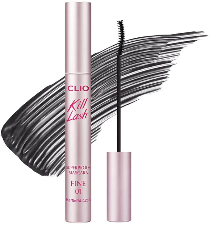 CLIO Kill Lash Superproof Mascara Fijne Lange Krullende Mascara 01 Vanilla Black