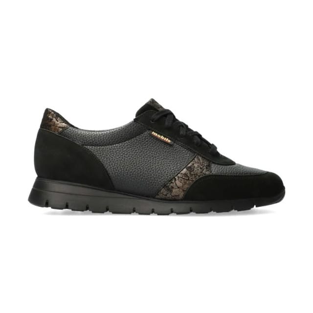 Mephisto Mobils Dalilha - dames sneaker - Zwart - maat 36 (EU) 3.5 (UK)