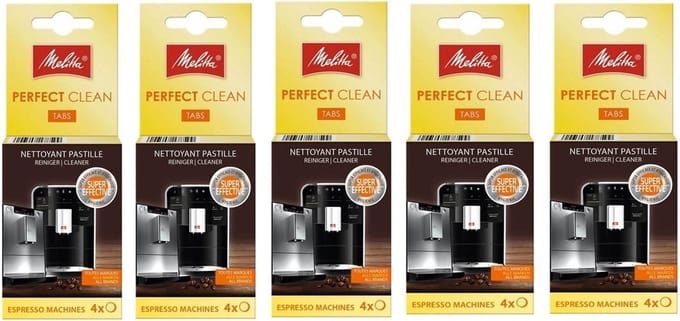 Melitta Perfect Clean - Espresso Machinereiniger - 5 x 4 zakjes