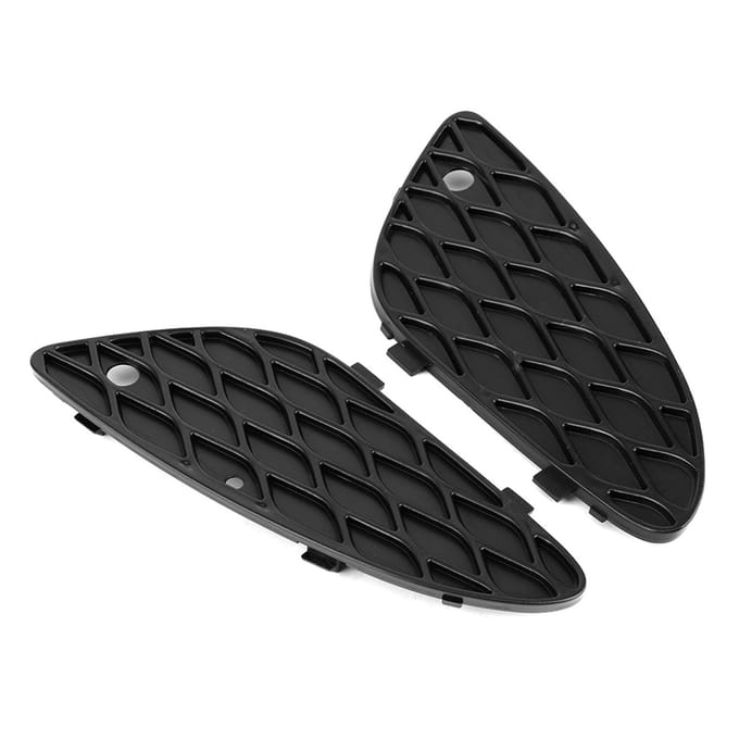 Paire de Grilles de Pare-chocs Avant Grille Mesh 2118850353 Convient pour Mercedes Benz Classe E W211 E320 E350 E500 2003 2006 black