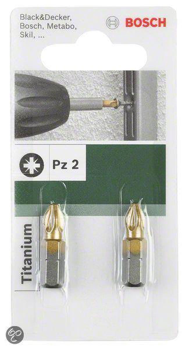 Bosch - Schroefbit Titanium PZ PZ 1, 25 mm