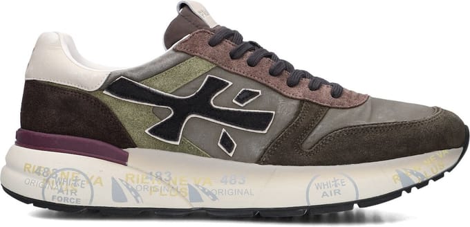 Premiata Mick Sneakers - Suède - Heren - Groen - Maat 46