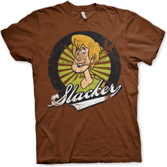 Scooby Doo Shaggy The Slacker T-shirt bruin
