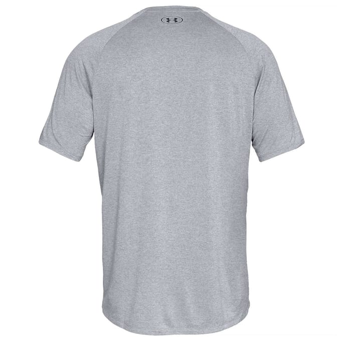 Under Armour Heren-Tech T-Shirt (Licht staal Heather/Zwart)