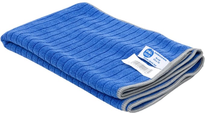 Bamboe Dweil Fijne Rib - 53 x 70 cm - Blauw