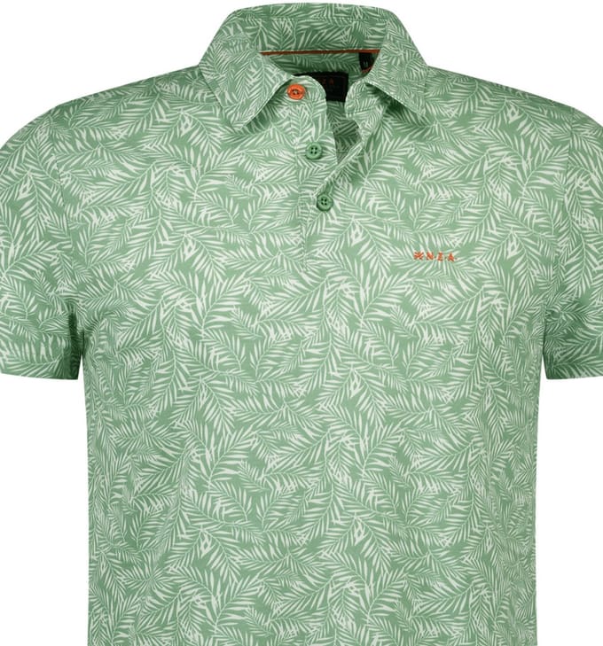 NZA Polo Albery Mist Groen - Maat M - Heren