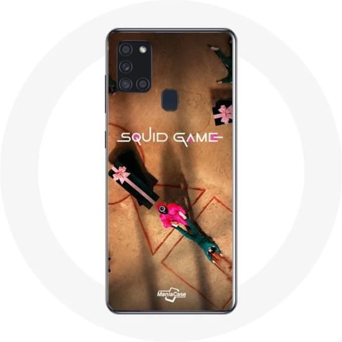 Coque Samsung Galaxy A21S Squid game Logo soldat